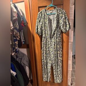 Universal thread floral jumpsuit